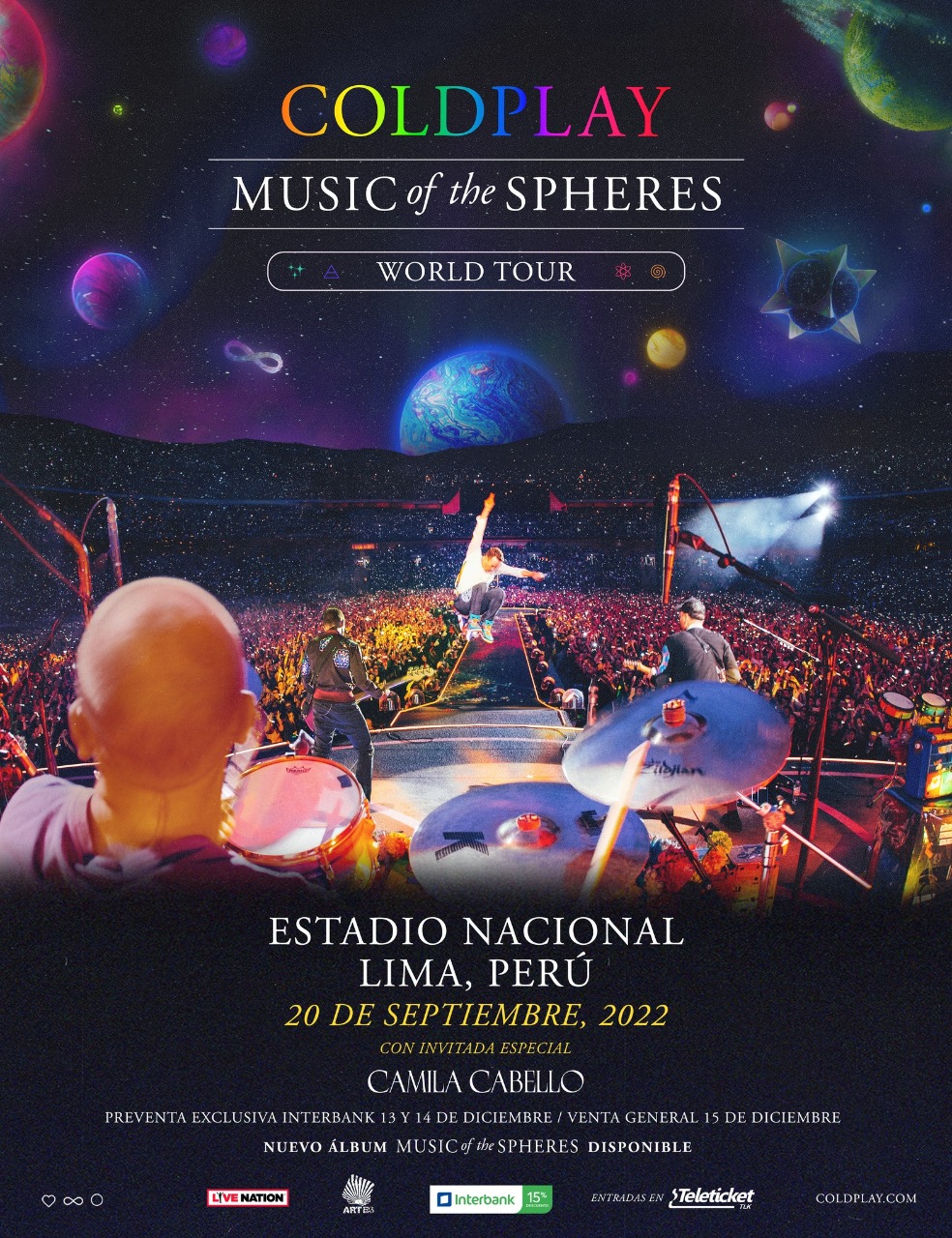 Coldplay Perú on Twitter "🚨CONFIRMADO Coldplay se presentará el 20 de