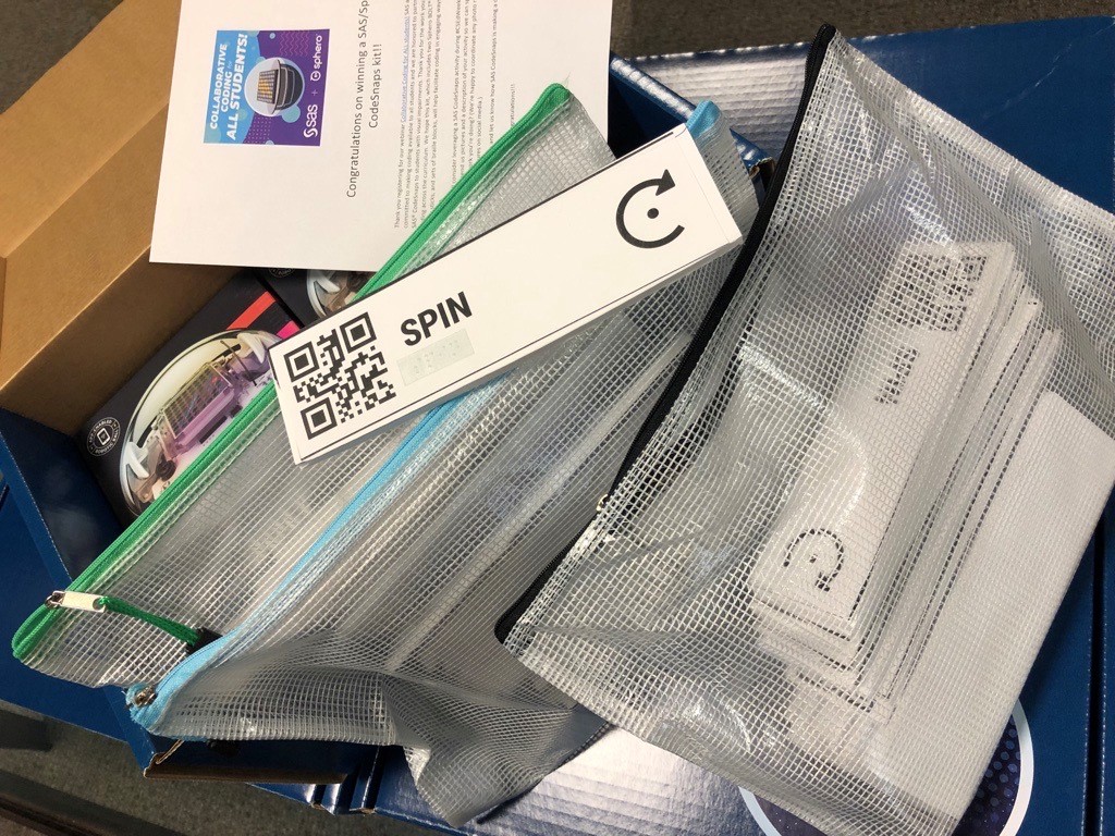 SASeducator's tweet photo. Drumroll please! 🥁 We’re excited to announce the winners of our #CodeSnaps kit and @Sphero Bolt from our “Collaborative Coding for ALL Students” workshop.
Follow this thread during #CSEdWeek to find out who were our lucky participants.
@CSforALL @SASsoftware #CSforAll2021 https://t.co/QCBWJv6FD3