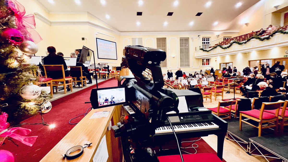 tylercopemedia's tweet photo. Yesterday I had the pleasure to film the Nottingham @salvationarmyuk annual Christmas Choir event alongside other amazing students from @Confetti_ICT https://t.co/T5mWHQ6F4f
