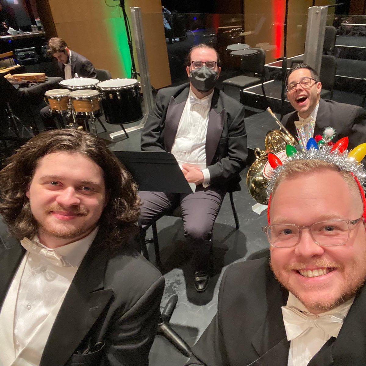 We’re having THE BEST time performing Holiday Pops for you. It feels great to be back making Christmas memories together 🎄  #viewfromthestage