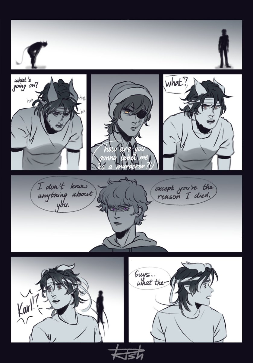 _artRish_'s tweet photo. After that day, sapnap has nightmares about the fight that he couldn't prevent in any way

#dreamsmp #karlnapity #karljacobs #sapnap #quackity https://t.co/X34IseVU5s