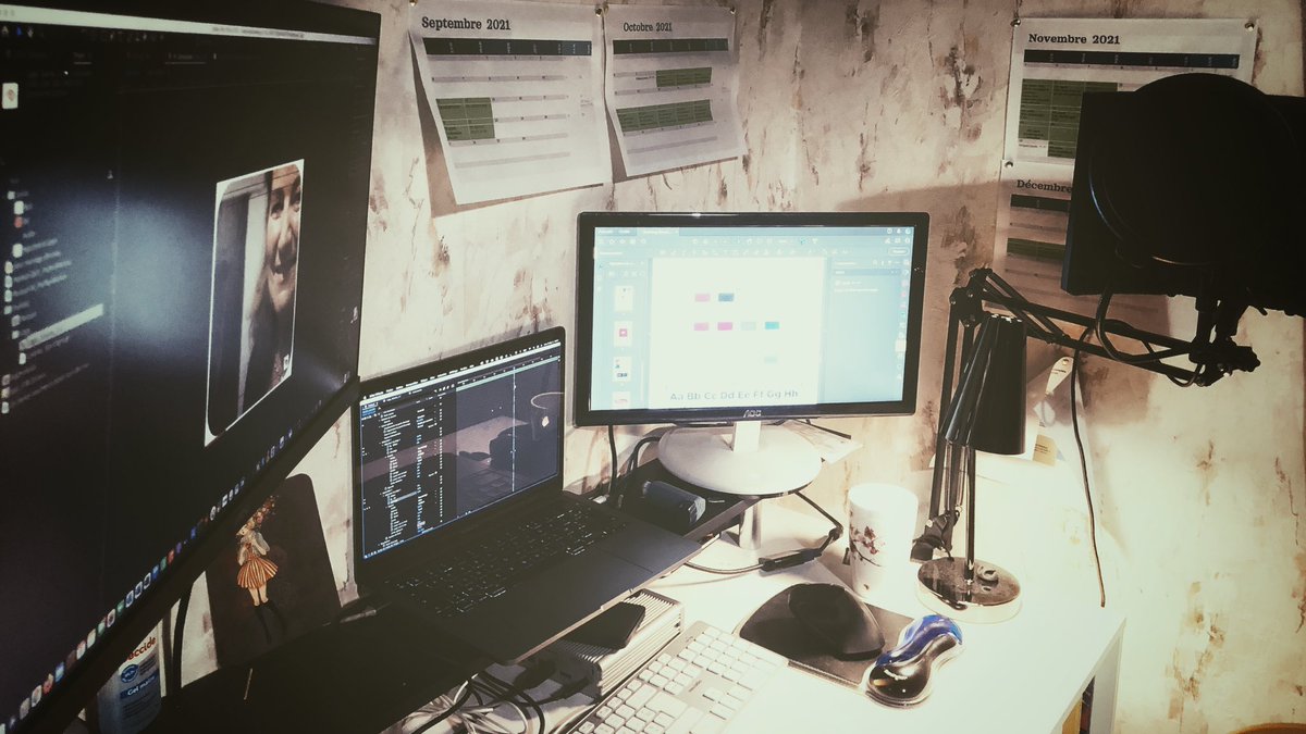 bergnadia's tweet image. Un petit retour sur #aftereffect pour une série de portrait. Et la joie de voir que l’on a pas oublié comment fonctionne les #precomp et les #animations…