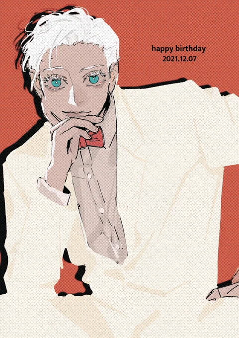 #五条悟爆誕祭2021 
慌てて描いたから雑でゴメンネ 