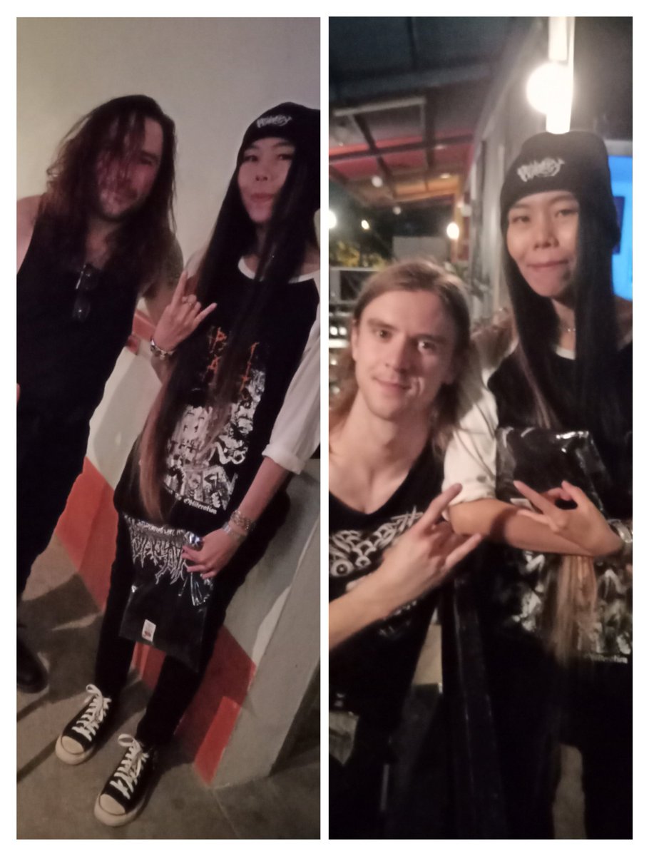 Ddogzz1's tweet photo. The Parasitic Twins 😊😊 Live In BKK 2019 #theparasitictwins #awesomeband ❤️❤️🥁🎸🎤 https://t.co/sHcaMAB5sQ