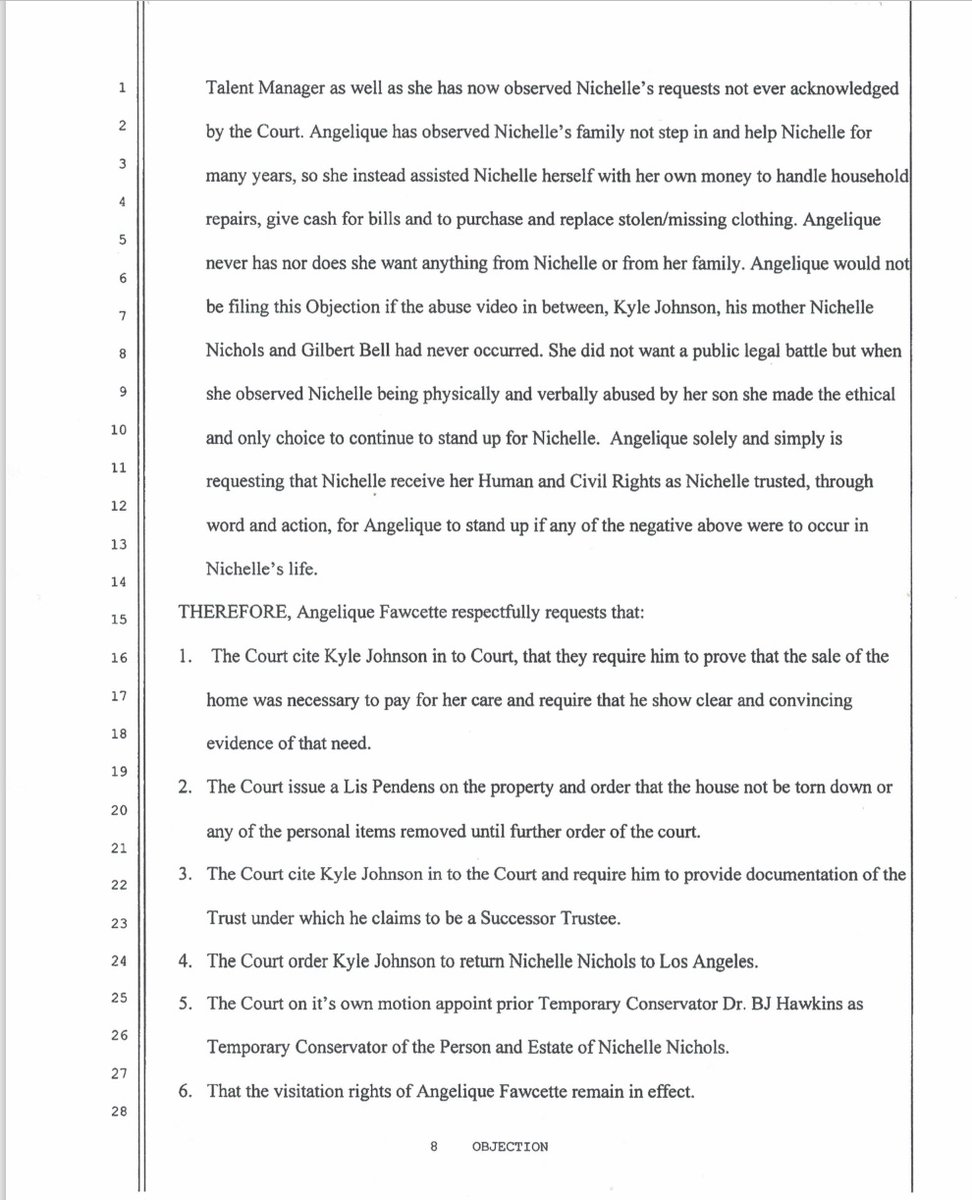 AngeliqFawcette's tweet photo. # 2of3 As NN's days r shown not b so loving, THIS is what I fight for. Pls read Full Doc. Stood #ProSe,I parted w/Atty,nice prsn, grt invstg8r but our Ideals were not in alignment.I do NOT blv in C-ships.I blv in Supported Decision Making.Fought2get #SDM nDoc #FREENICHELLENICHOLS https://t.co/JALNnYb4LS