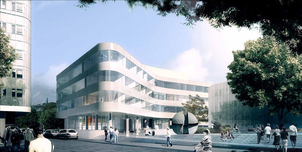 La_CPCU's tweet photo. La Faculté de #Medecine Paris-Saclay raccorde un nouveau bâtiment de l'@Hopital_Bicetre🏥au réseau de chaleur CPCU✌️
6500 m² dédiés à la recherche et à des manifestations scientifiques vont bénéficier d'une chaleur confortable et de faible empreinte carbone. #ChaleurDurable #EnR https://t.co/w2gU2yid6R