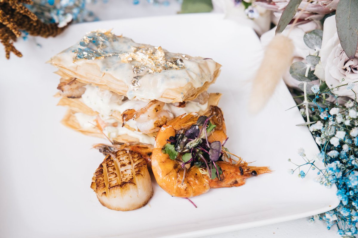 Sensory_D's tweet photo. Oldie, but goodie! Seafood Napoleon with Argentinian shrimp, diver scallops, Maine lobster, spiced Hollandaise, and fluffy puff pastry
Throwing it back to our contribution in the @bcollectivemag collection 4
#OuManjeDeja #ChefLemaire #sensorydelights #miamicatering https://t.co/Hdc0XUvU5m