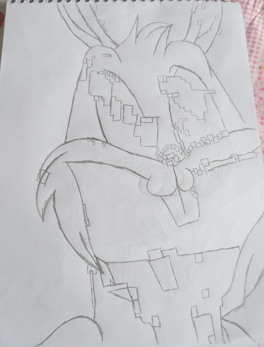 LostSpinel's tweet photo. #PibbyFanart #Pibby Bugged Bunny be like https://t.co/BtPEvur3EV