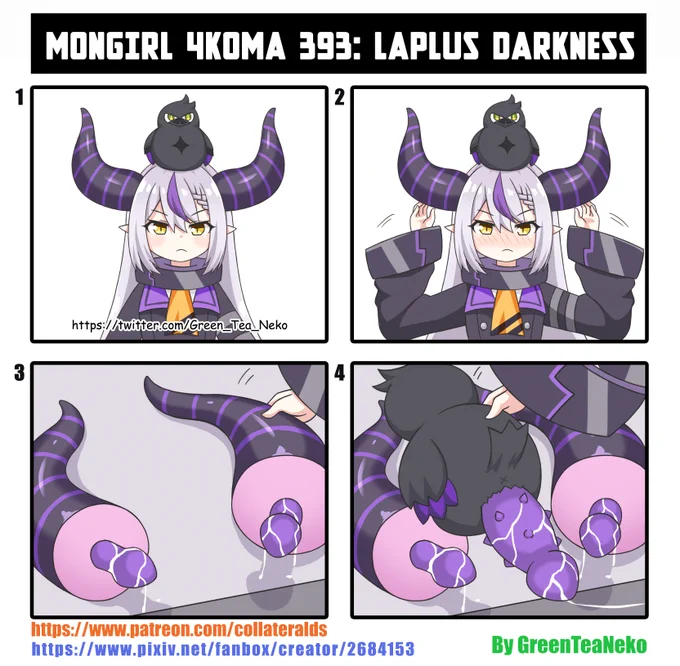 モンガール4コマ393 - ラプラス・ダークネス
MonGirl 4koma 393: Laplus Darkness
魔物娘4格漫画393 :(不知道她的中文名)
https://t.co/wbKEKuqUeU
https://t.co/Ss6tV7Qd5K 