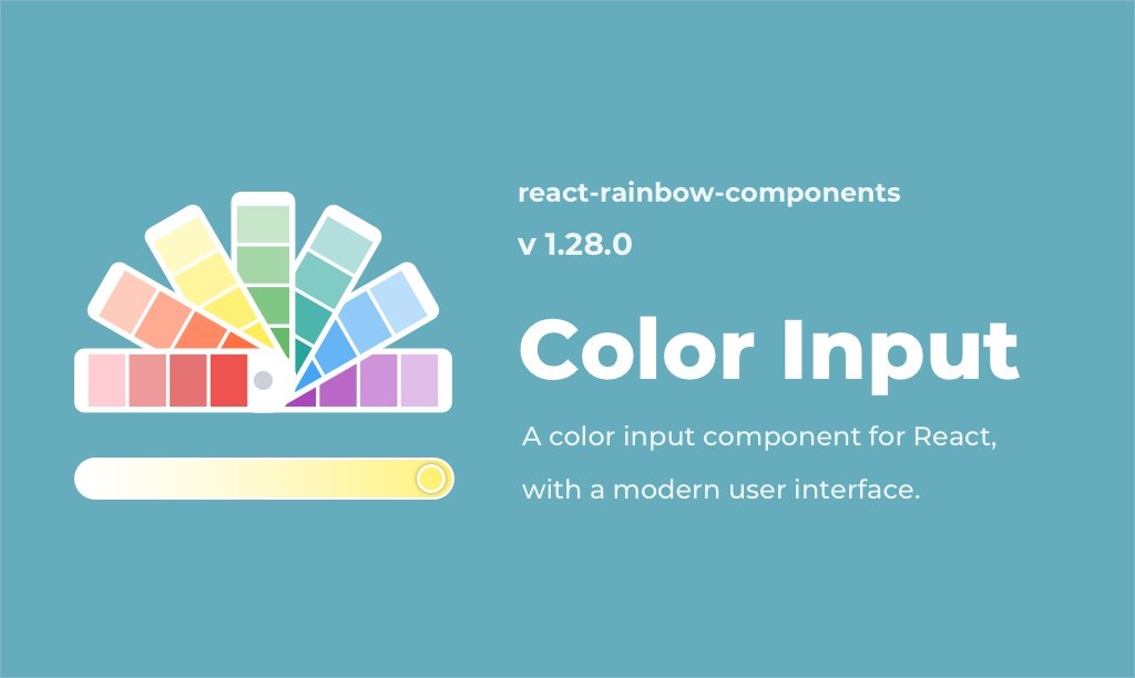 ReactRainbow's tweet image. 🎉Our v1.28.0 is out! Here you have some highlights:
- A modernized #ColorInput for your application that you don’t want to miss.
- Improvements, bug fixes, and more...
Check it here: bit.ly/3rFQs1z
#colorinput #reactjs #reactrainbowcomponents #improvement #launch