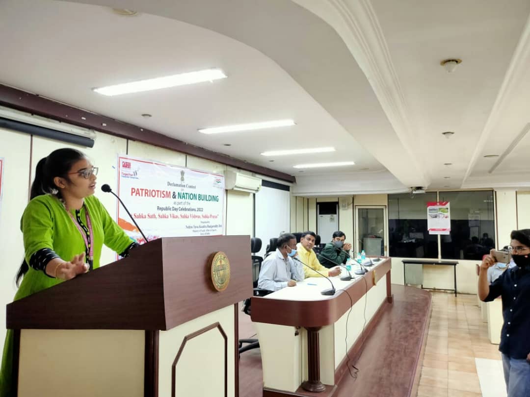 Rangareddy_nyks's tweet photo. District level Declamation Contest Competition on Patriotism &amp; Nation building at Collectorate office, Lakdikapaul,Rangareddy Dist.
#nyks #NYKS4Nation #NYKSINDIA #moyas  #declamationcompetition #declamation🗣️ #nyksdeclamationcontest #anuragthakur #nisithpramanik #nyksrangareddy https://t.co/nEyMTxdCdR