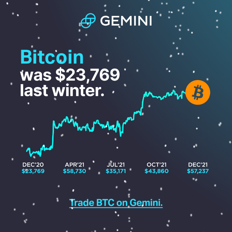 Gemini's tweet photo. Join @Gemini, the #1 #cryptocurrency exchange in the world. Buy, sell, store, and earn with complete peace of mind.

Get started in (3) minutes 👀