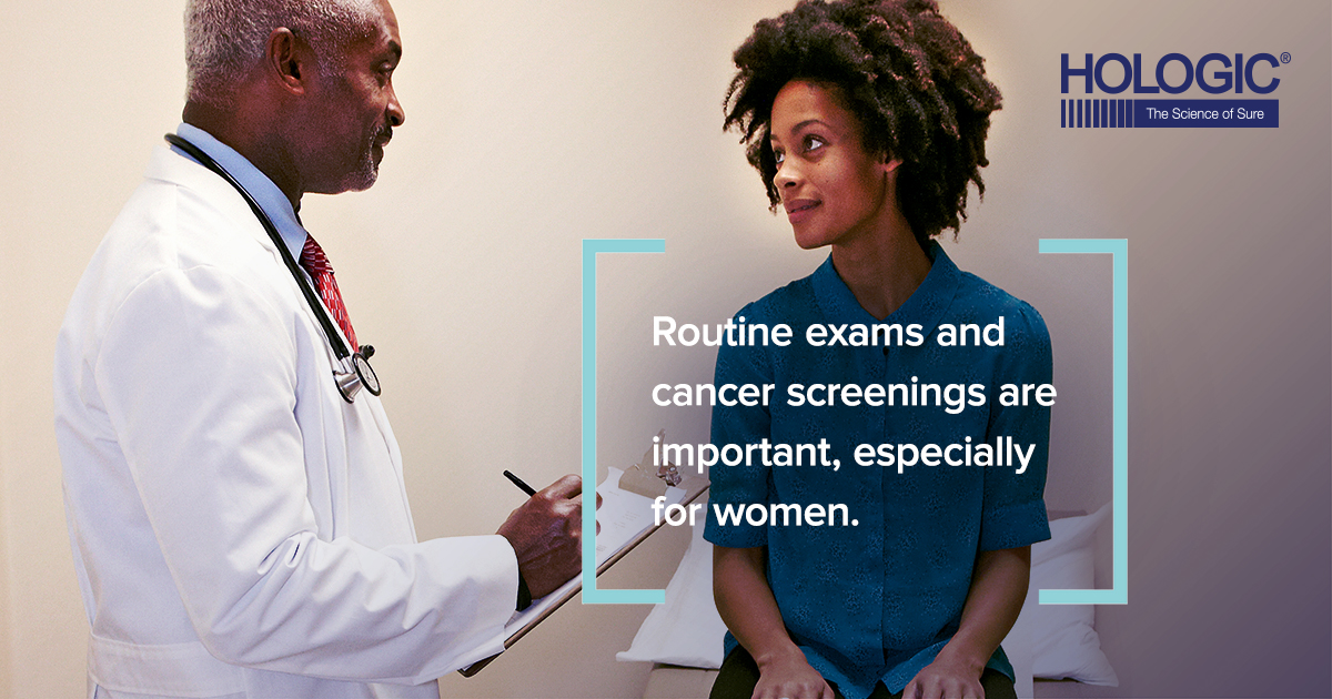 Hologic's tweet photo. To kick off #CancerScreeningWeek, we're calling all women to make their health a priority! Learn more about the importance of routine exams and cancer screening and exams: https://t.co/1CiPSdW5Xb https://t.co/igpNqk2eQo