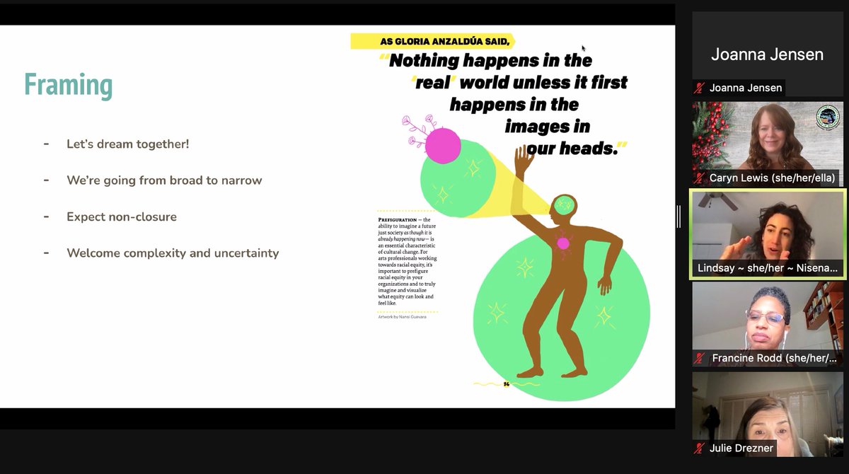 p12innovation's tweet photo. "Nothing happens in the real world unless it first happens in the images in our heads." -Anzaldúa 

We are dreaming big and shifting mental models! ❤️
@first5monterey @BrightBeginMC @MCOE_Now @MCOE_EdServices https://t.co/yxaOFJYvZo
