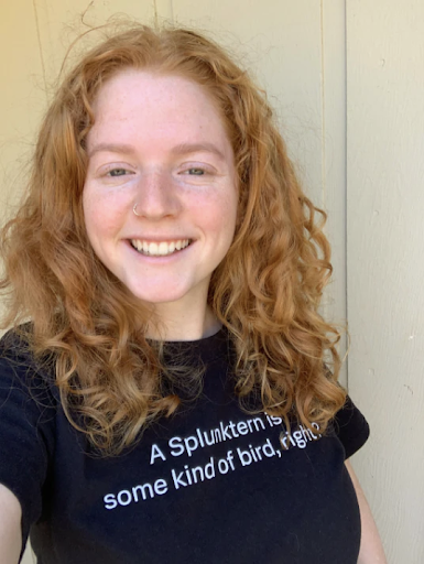 splunk's tweet photo. A #Splunktern is a kind of bird, right? Well, not exactly — but they do SOAR like ‘em. Take it from our Customer Success Marketing intern, Karni Beth. See how she helped us boost customer retention and more in our ‘Meet the Splunktern’ series: https://t.co/oM7NaDeesN #splunklife https://t.co/gSCF73QPhp