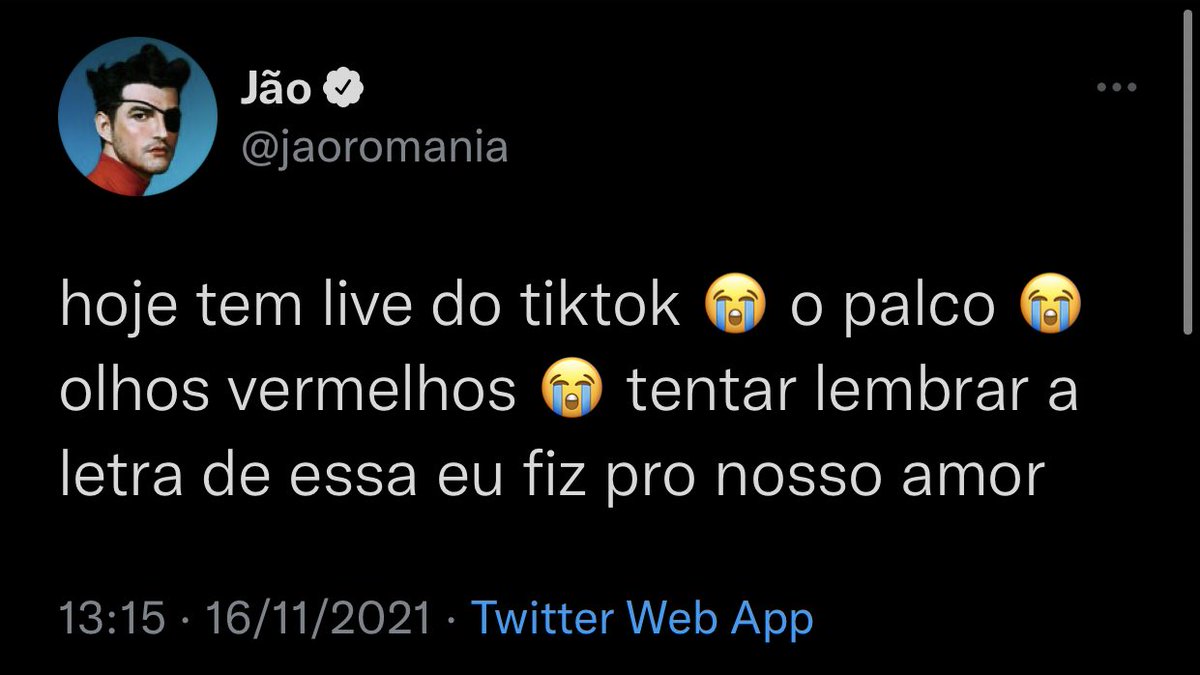 jaodisco's tweet photo. da série: pra que hater se o Jão já tem ele mesmo e o próprio fandom https://t.co/dBEkVZDTTq
