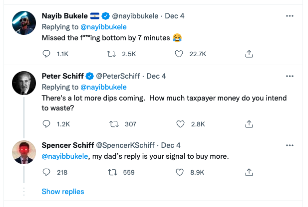 😂

Holiday dinners with <a href="/PeterSchiff/">Peter Schiff</a> &amp; <a href="/SpencerKSchiff/">Spencer Schiff</a> must be great entertainment.