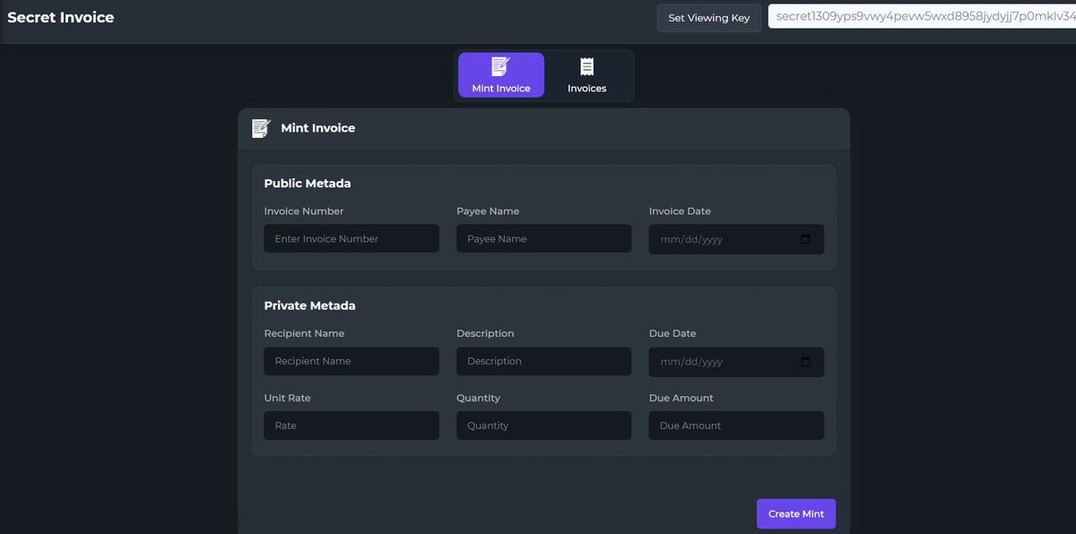 l_woetzel's tweet image. secretinvoice.com/# on testnet!

Only on Secret Network are these types of privacy-preserving applications are possible. 

$SCRT @SecretNetwork