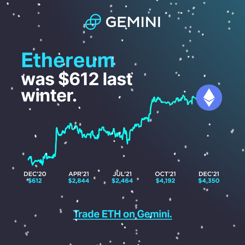 Gemini's tweet photo. Invest safely and securely with the world's leading crypto exchange @gemini. Install now and trade in minutes 🚀