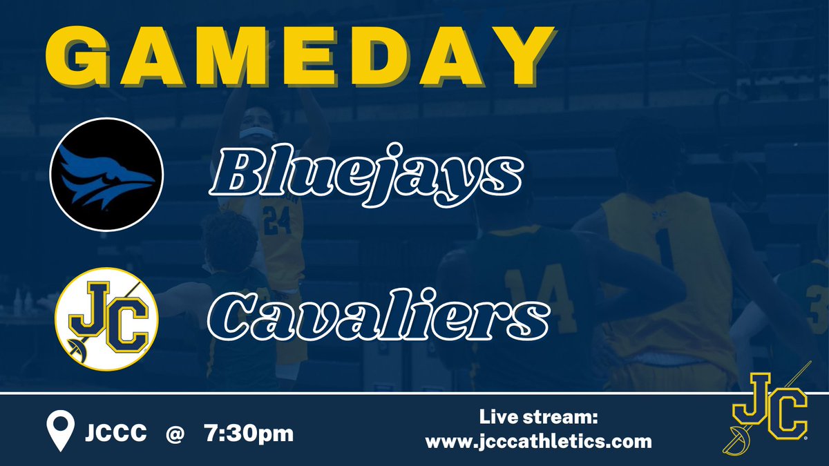 Gameday!
🏀 Tabor
📌 Johnson County CC
⏰ 7:30
➡️ youtube.com/c/JCCCAthletic…
⚔️⚔️⚔️

#GoCavs #CavsBasketbll