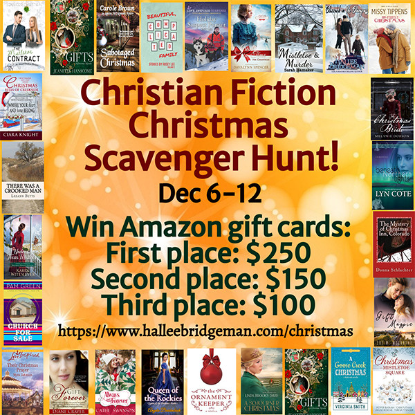 Join us on a scavenger hunt through Christian fiction Christmas stories! Enter to win one of three amazing prizes! First place is $250 Amazon gift card, second place is $150 Amazon gift card, third place is $100 Amazon gift card! Start here: historythrutheages.wordpress.com/2021/12/05/chr…