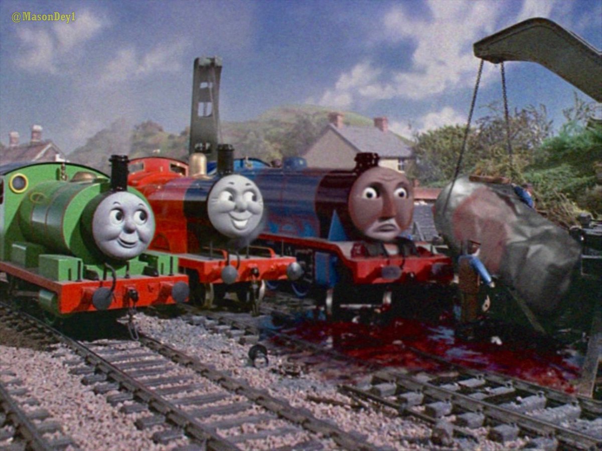 𝙼𝚊𝚜𝚘𝚗 𝙳𝚎𝚢 on X: The Fastest Red Engine on Sodor (1998