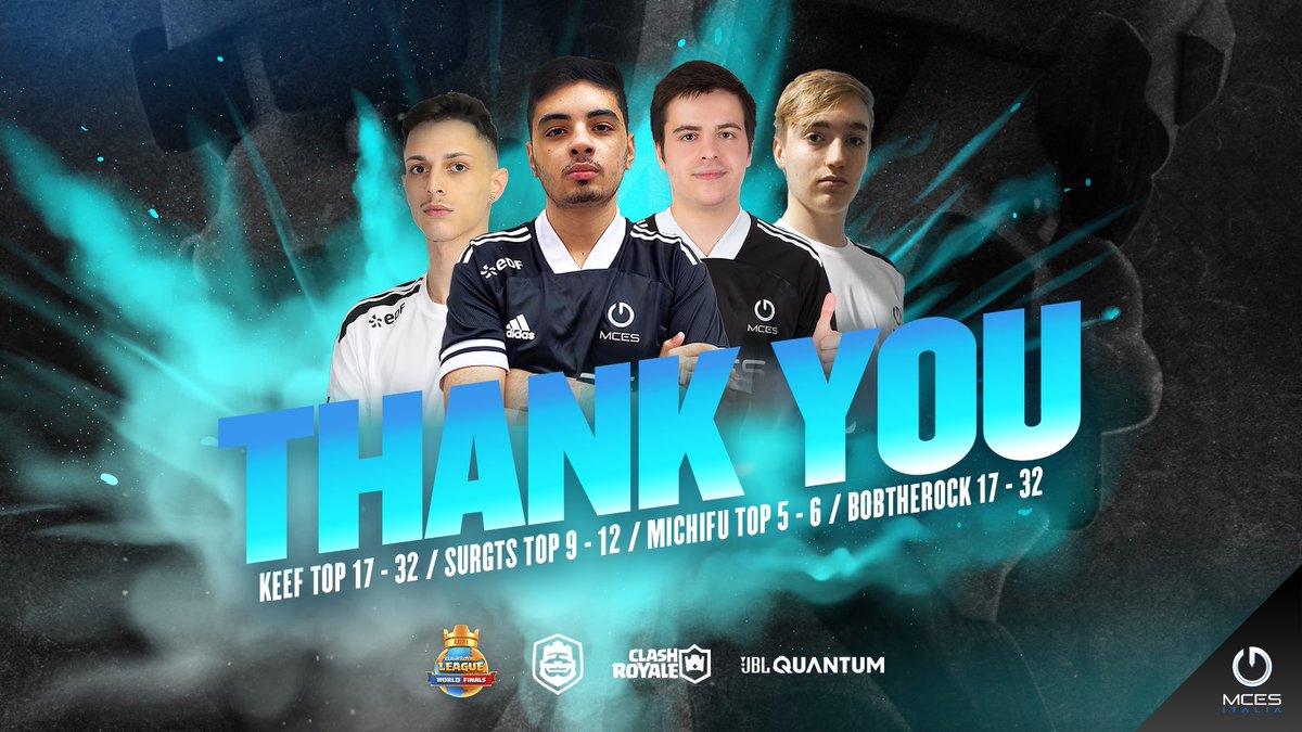 exp_gaming_it's tweet photo. Historic World Cup and 100,000$ winnings
@Keef_CR is the first Italian player to participate in a CR world cup
MCES Italia is the team with the most participating players
Final results:
@Keef_CR
Top 17-32
@bobtherockcr
Top 17-32
@Surg_Ts
Top 9-12
@michifucr 👑
Top 5-6 https://t.co/7uHM8BT6yW