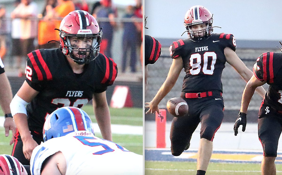 BREAKING: St. Paul seniors Will Stieber (LB) and Tyler Perkins (P) are repeat first team selections to the OPSWA All-Ohio list in Division VII. Teammates Zach Pocos (OL) and Quincey Crabbs (RB) were second team and honorable mention, respectively.