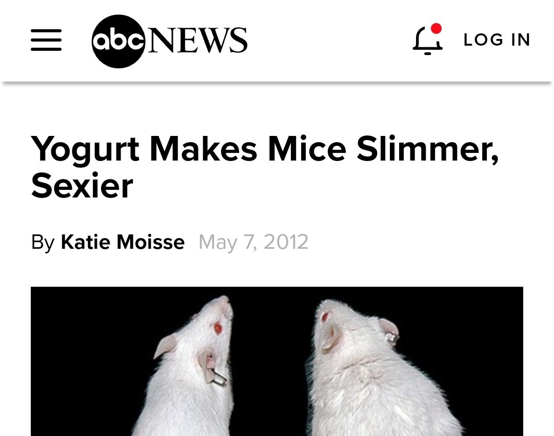 RT @Grosdoriane: Yogurt Scientist: damn... is it just me, or are these mice getting kind of hot? https://t.co/VpPYwjkmRv
