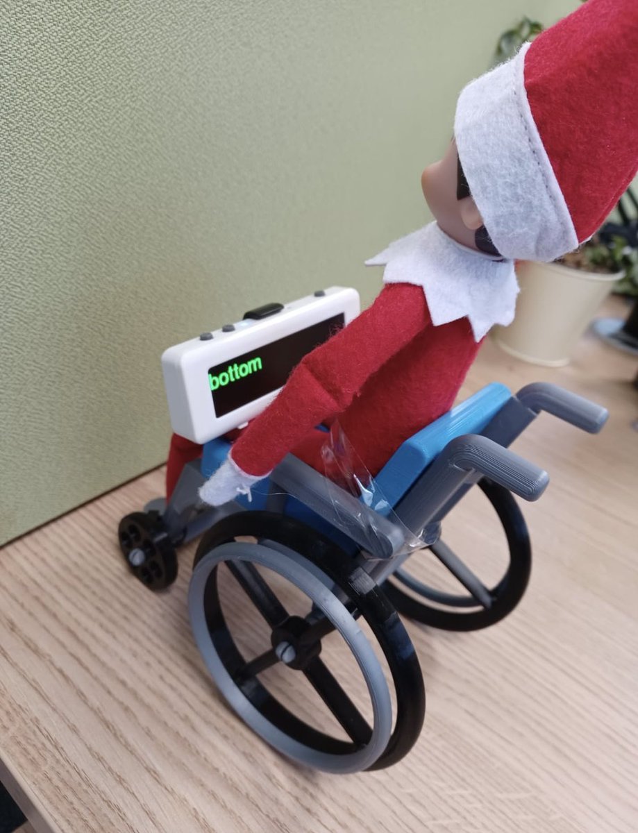 Monday morning and the elves are out in force, using the Allora by <a href="/Techcess_AAC/">Jabbla UK</a> to write rude messages to each other! #elfontheshelf