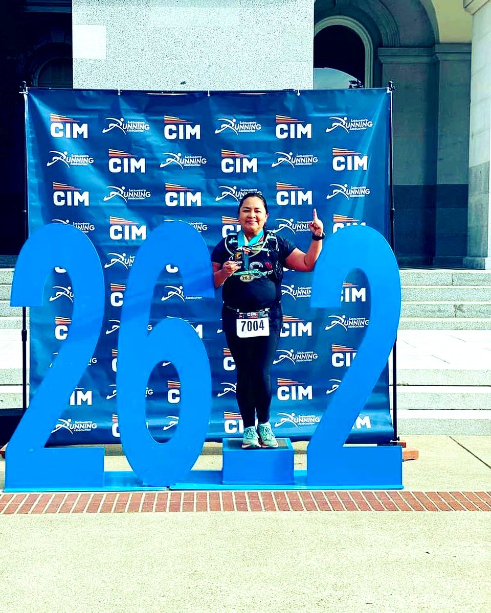 AthleticsNusd's tweet photo. Congratulation to Ivonne Bojorquez, our Two Rivers Athletic Director, for completing the California International Marathon 👏🏽👏🏽 … great job Ivonne!! #proudofyou #finishedstrong #amazingaccomplishment @anaya_bojorquez @NatomasUSD @natomasbuzz https://t.co/VsBtivValU