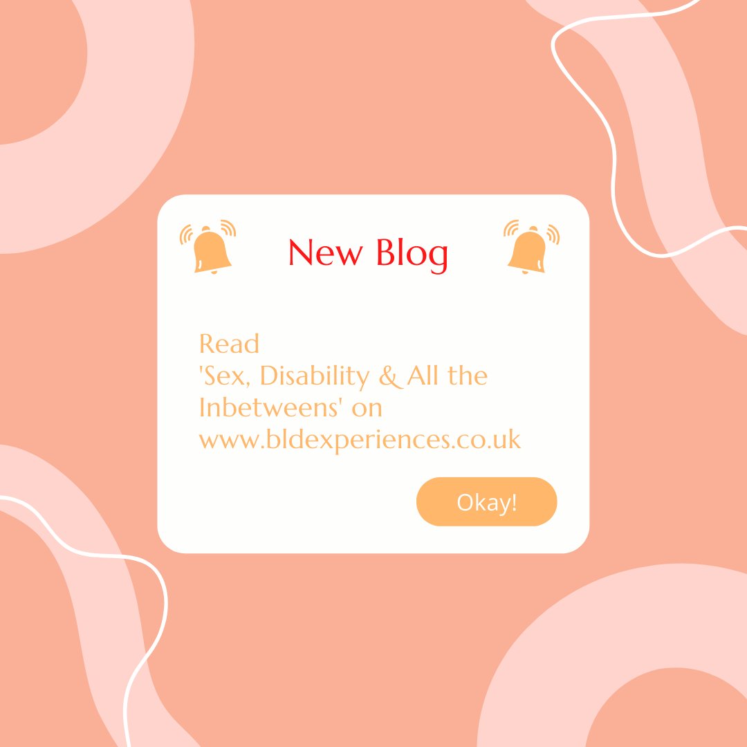 Bld_Experiences's tweet photo. So I tried a ting and collaborated with @accessbyelvy (who is another Black Disabled Blogger) for #UKDHM. One of the themes for this month is Relationships + Sex, so we have written a blog on Sex, Disability & All the Inbetweens.
Link in my bio💫
#BlogginTribe
#BlackBloggersUK https://t.co/7vgPiYeDHx