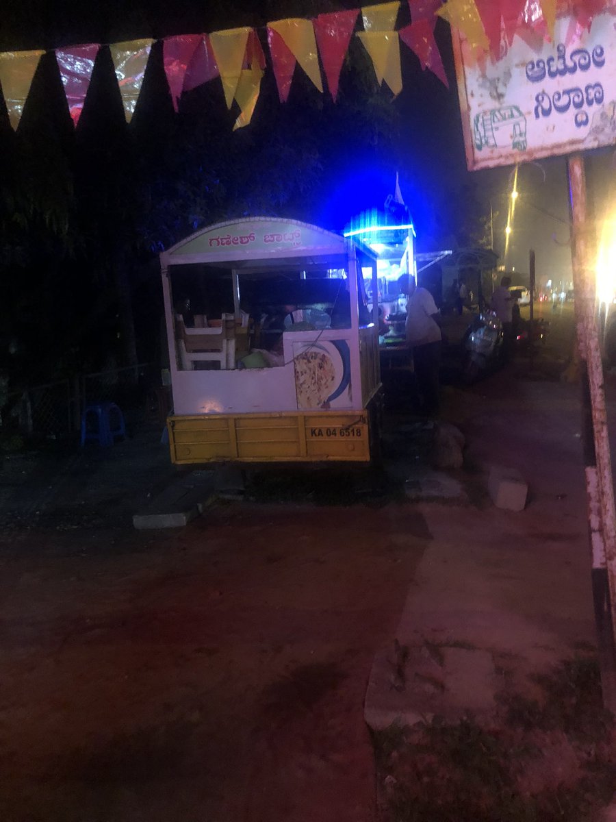 versatilebhavin's tweet photo. @BbmpchdTeam @BBMPCOMM Thermocol burning by road side vendors near KIA airport toll gate. Please take strict action because despite requests by multiple people , he continued to burn plastics and thermocol waste https://t.co/5T8T0NqPe1