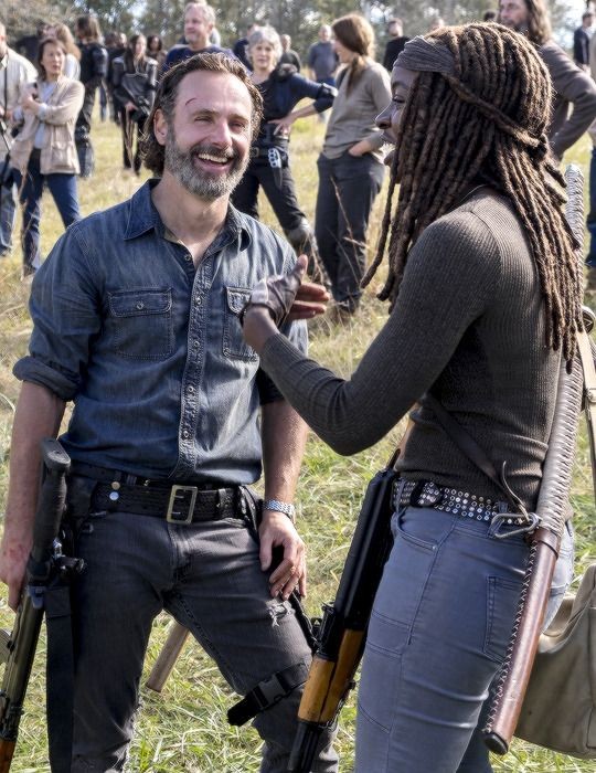 Happy Monday everyone. #TWD #TheWalkingDead #TWDFamily #RickGrimes #AndrewLincoln #Michonne #Richonne