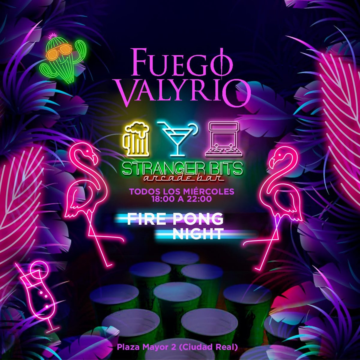 BitsStranger's tweet photo. ⚠️ ¡Nueva promoción! ⚠️
A partir del miércoles 15 de diciembre... todos los miércoles serán 🐲NOCHES DE FIRE PONG🐲.
¡Busca a tu compañero de equipo!
¡Inscríbete en barra! (3€ por persona)
El equipo ganador del torneo tiene premio 🎁.
#StrangerBits @Fuegovalyrio_es https://t.co/5SKbDEkfph