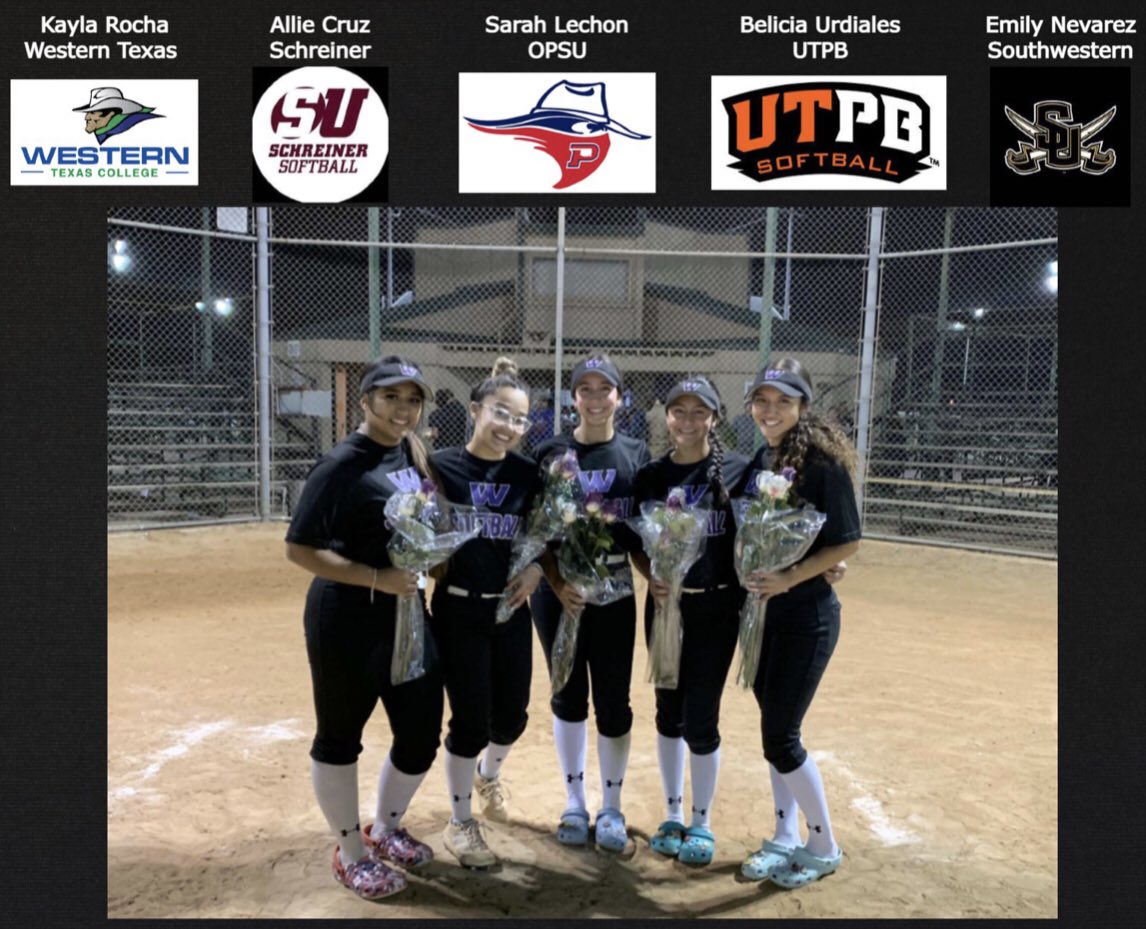 Warren_Softball's tweet photo. 🚨Signing Day for our 5 seniors is tomorrow! We would love for everyone to come out and support them! 💜🥎
@kaylarocha04 @belicia03 @alexzandryacruz @sarahlechon @emilyynevarezz https://t.co/GzUFlgDkd5