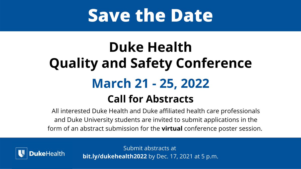 Duke Center for Healthcare Safety and Quality tweet media