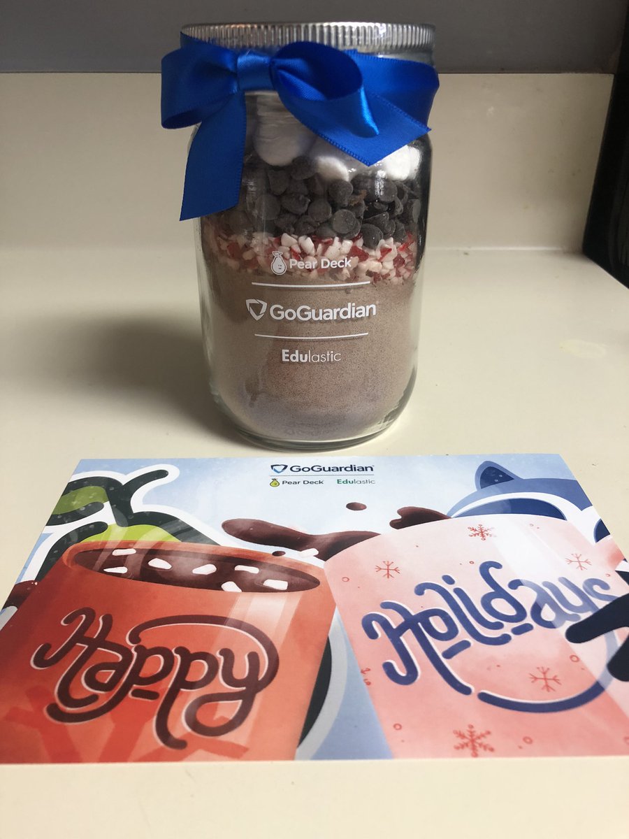 LBrenner30's tweet photo. Post holiday party special delivery! 🎁 Loved spending time with the @Edulastic Innovators and @PearDeck &amp; @goguardian coaches last week! #edchat #holidayparty https://t.co/zJVUSRM163
