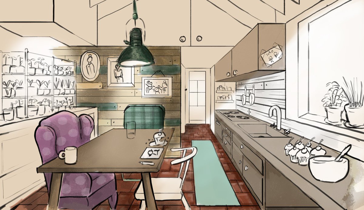seacowsoda's tweet photo. Progress on my environment coloring! Need to find/watch some good painting tutorials... https://t.co/jtX3d3fTzQ
