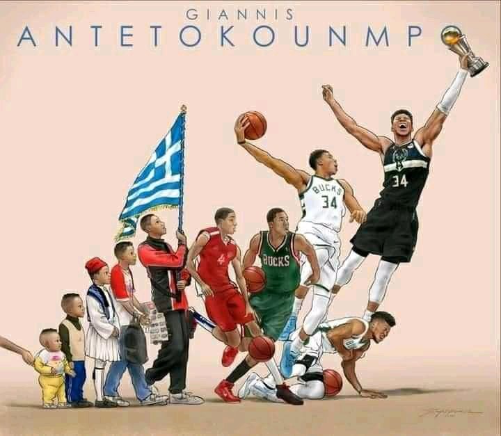 LecKaterina's tweet photo. Wishing the BEST Happy Birthday to the Best of the Best!! Giannis is such an inspiration to me!  He has proven that with hard work all dreams are possible!! #greek #greekpride #giannisantetokounmpo #champions #mvp2021 #fearthedeer #bucks #bithdaycelebration https://t.co/q2mzw6l91K