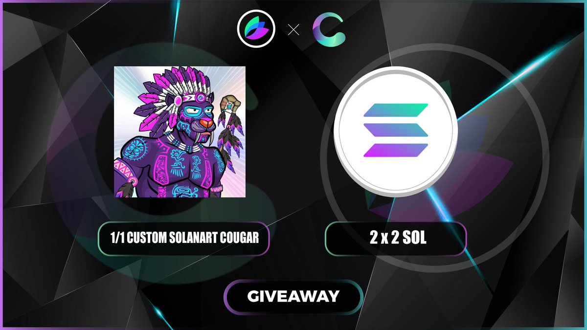 CougarClique's tweet photo. To celebrate our upcoming listing on @SolanartNFT we will be sharing: 

-1 Custom Solanart Cougar to 1 community member
-2 SOL with 2 community members

To learn more about Cougar Clique and be eligible for the community reward, click on the link:🐱🤌

https://t.co/IXbp8xnSRV https://t.co/ZPaiLFQnlj