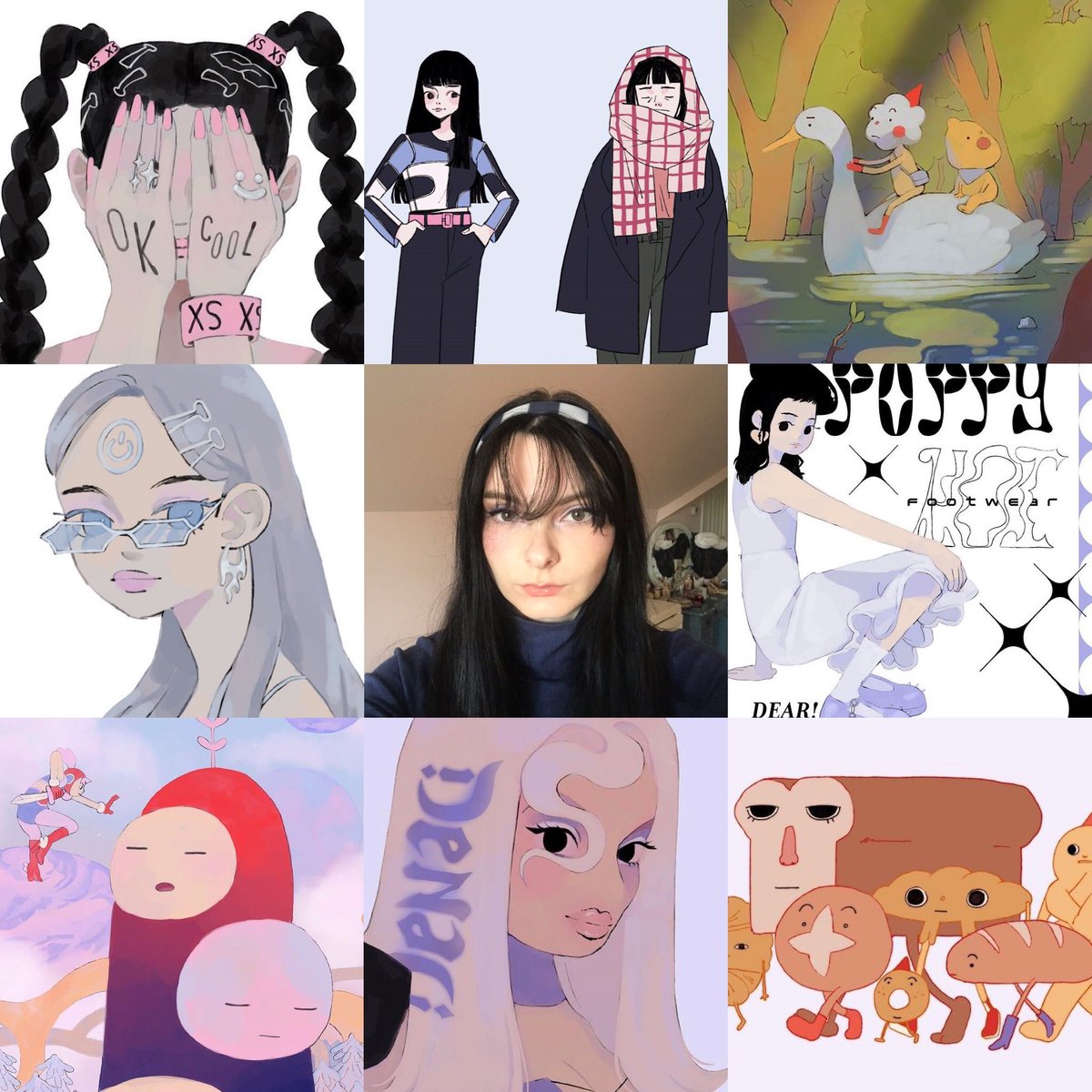 I only draw women and bread with faces #artvsartist2021 