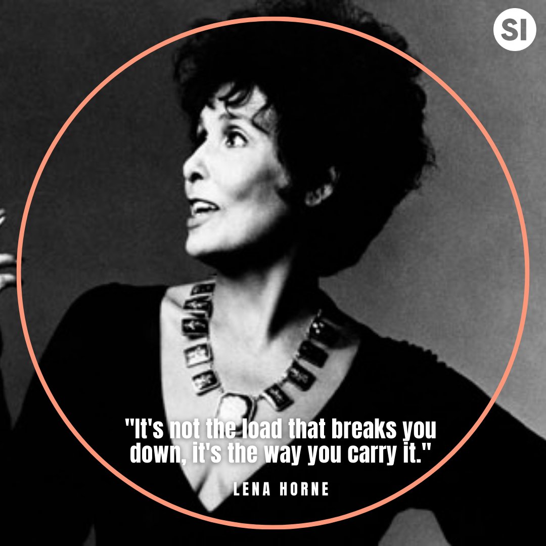 SoundInSync's tweet photo. "It's not the load that breaks you down, it's the way you carry it." - Lena Horne

#soundinitiative #sync #synclicensing #music #musicformedia #musicproduction #musicians #composers #musicmakers  #shiftthesoundtrack #lenahorne https://t.co/elXZLxxjO5