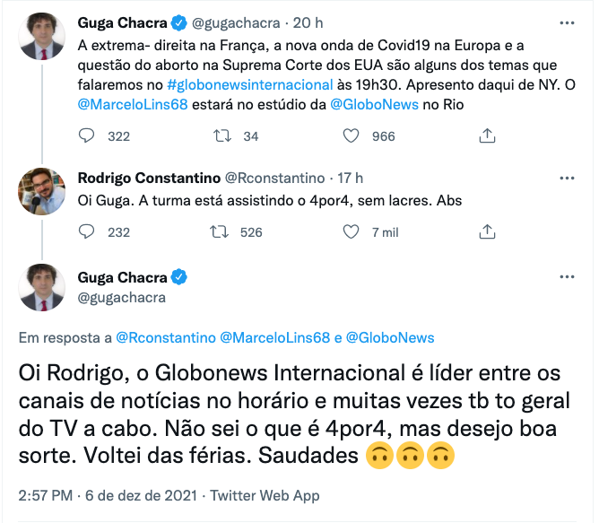 philliphonorato's tweet photo. "Oi Rodrigo"
Ele voltou. Hahahahaha! https://t.co/CRaYXaQpGs