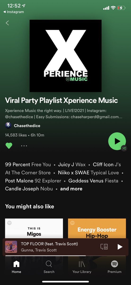 Shout out to <a href="/chasethedice/">Chase Dice Harper</a> for adding “Fiesta” to his dope playlist 🔥🔥❤️‍🔥