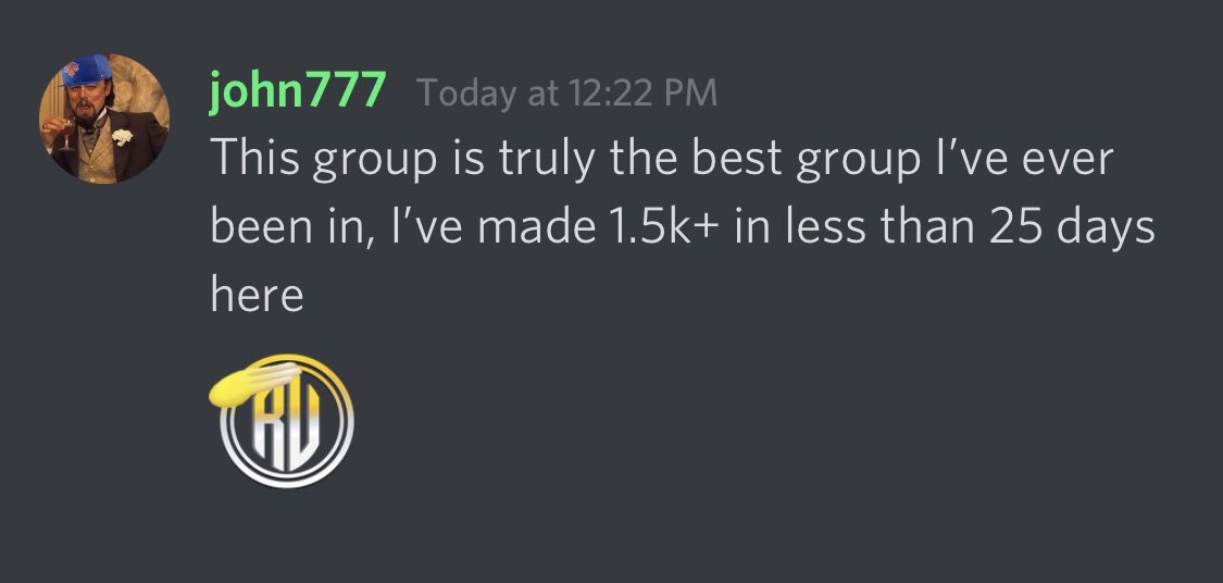 ResellerUnity's tweet image. JUST ONE MEMBER’S TESTIMONIAL!

$1,500 PROFIT IN 25 DAYS!💰

ONLY COSTS 66 CENTS A DAY 🤑

DON’T MISS OUT ON THE HOLIDAY RUSH! 🎅

resellerunity.club