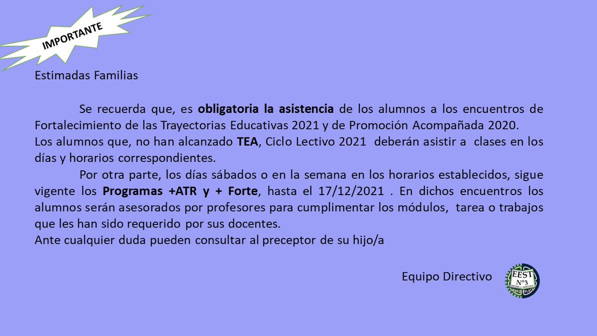 EEST3DFSGP's tweet photo. Importante!!! https://t.co/KYGzy4qP0w