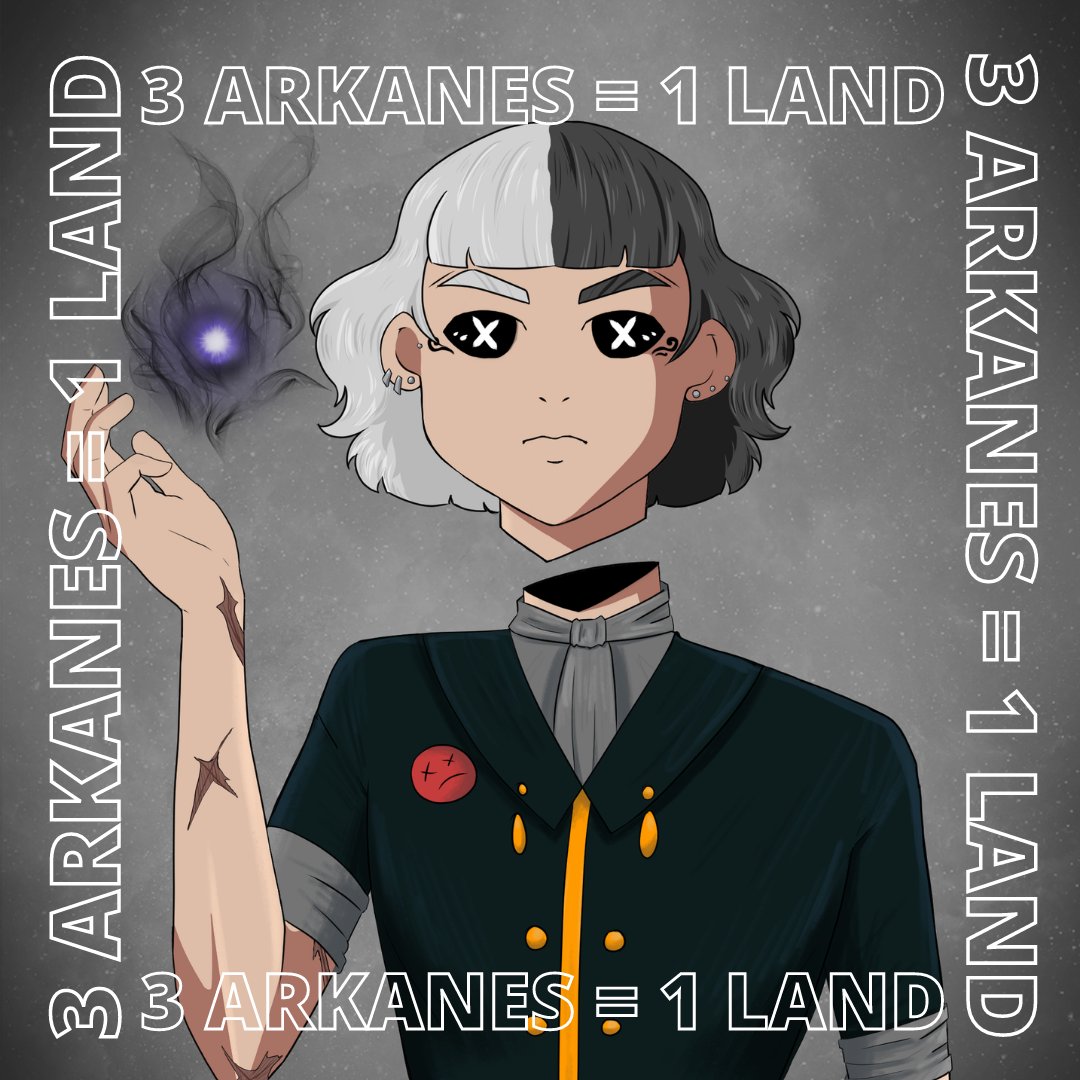 ArkaneNFT's tweet photo. We have decided to offer a pass containing early access to the game and a free land to holders of 3 Arkanes ( cumulative ). This will be dropped a few days after the mint closes.

Elves count as 2.
Vampires as 4.
Skeletons as 8.

Good hunting!

#Solana #SolanaNFT #PlayToEarn https://t.co/OSbK2O77mP