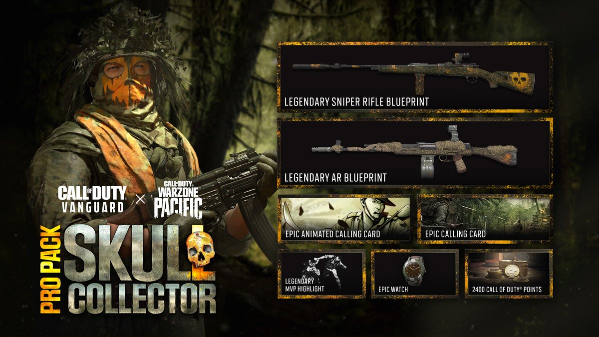 Call of Duty®: Vanguard - Skull Collector: Pro Pack - Call of Duty:  Vanguard | Battle.net