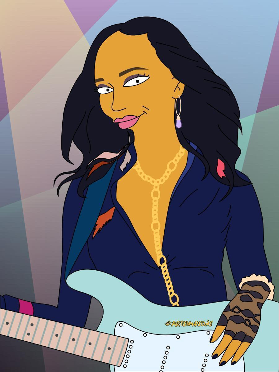 I've been simpsonized!! 
i love it @Artsimpsons
#simpsons #malInamoye 🥰🎸❤️